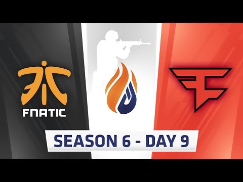 ECS Season 6 Day 9 Fnatic vs Faze - Inferno