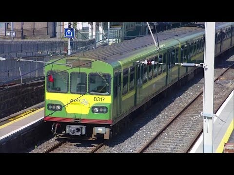 IE 8300 Class Dart Train number 8317 - Blackrock Station, Dublin