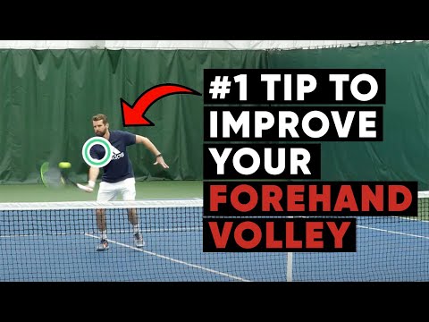 #1 Tip To Improve Your Forehand Volley - Tennis Lesson