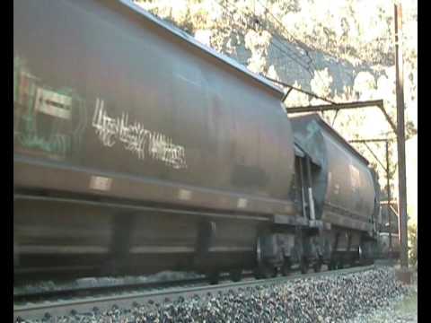 82 CLASS DIESEL COAL TRAIN OCT 20TH 2009