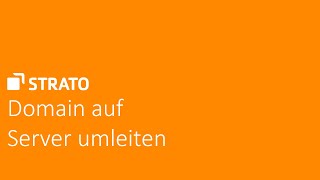 Domain auf Server umleiten | STRATO Tutorial
