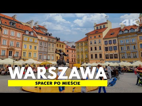 WARSZAWA Stare Miasto spacer, Old Town walking | DJI Osmo Pocket 4K 60 FPS