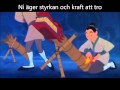 Jag Ska Göra Män Av Er Nu Mulan LYRICS