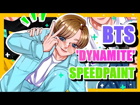 💛BTS 'Dynamite'🍩| Speedpaint🎨|