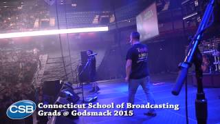 Connecticut School of Broadcasting Godsmack Stage Announcement