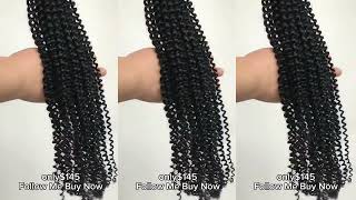 lovebeautywig | 32inch Jet Black Kinky Curly I Tip Hair Extensions Human Hair 100g#itipextensions