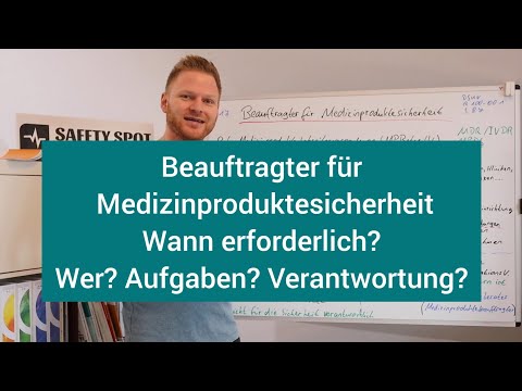 Medical Device Safety Officer | Medical Device Operator Ordinance (MPBetreibV) | Sifa