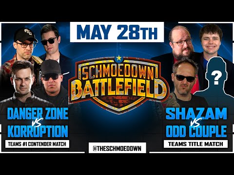 Odd Couple vs Shazam! & Danger Zone vs KOrruption - Schmoedown Battlefield
