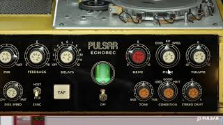 Video thumbnail for Pulsar Echorec - Demo // Feature Overview by Pulsar Audio