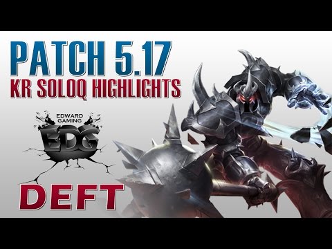 EDG Deft - Mordekaiser Bot Lane - KR SoloQ Highlights