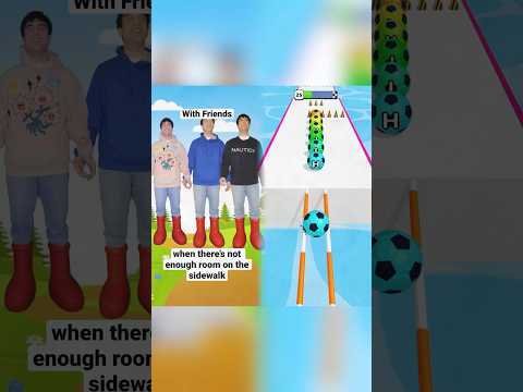 When There’s Not Enough Room On The Sidewalk #shorts #relatable