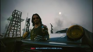 PS5版サイバーパンク2077ジョニ男車からこんにちは