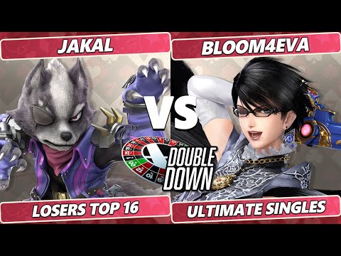 Double Down 2022 Top 16 - Jakal (Wolf) Vs. Bloom4EVA (Bayonetta) SSBU Smash Ultimate Tournament