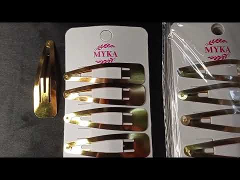 CARTELA TIC TAC COM 12UN METAL DOURADO 6,5 CM