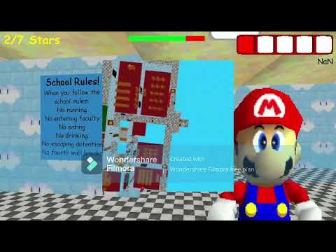 Baldi's Basics 64 Custom Map Insane School - BBRMS: Insane School Mod (SECRET ENDING)