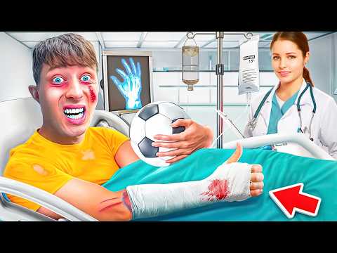 ARM GEBROCHEN wegen FUSSBALL CHALLENGE... 😰🚑 (Krankenhaus)