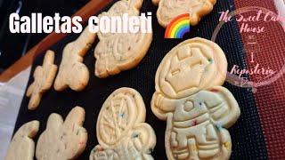 Galletas confeti 🥳 //especial día del niño 👦 👧//