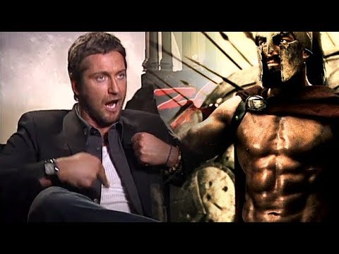 Gerard Butler: "Check out my Six-Pack! - I would tell everyone that while making 300"