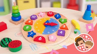 ⏰ Uhrzeit Lernen für Kinder | Spaßig Uhrzeit und Zahlen Lernen 🕒🧠 Deut