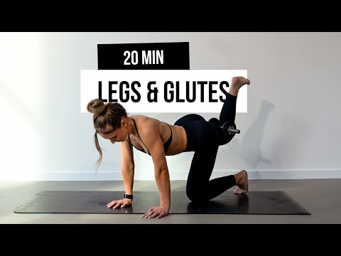 20 MIN LEGS + BOOTY PUMP - Lower Body Workout with Dumbbell - No Repeat, Home Workout