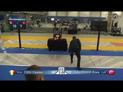 European Championships 2023 CMS - L4 - Casian Cidu ROU v Enes Kalender TUR