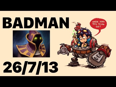 Dota 2 Badman Timbersaw [KDA] 26-7-13
