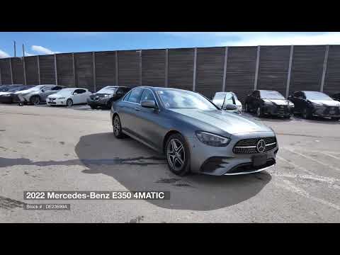 2022 Mercedes-Benz E-Class E 350 4MATIC Sedan in Gray for sale at Ken Shaw Toyota in Toronto, ON