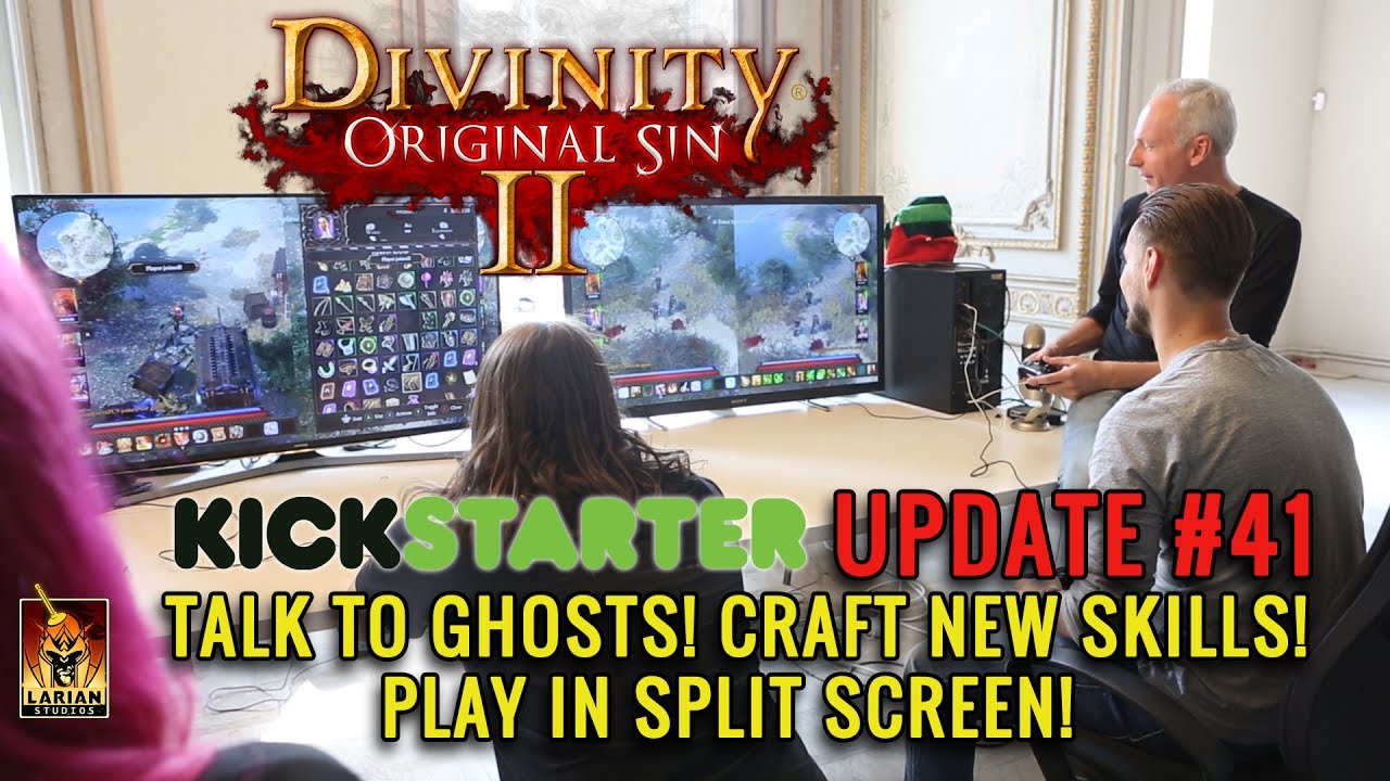 Divinity: Original Sin 2 - Update #41: Talk to ghosts! Craft new skills! Play in split screen! - YouTube