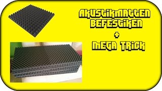 Akustikmatten aufhängen + Mega Trick!! | Twomanik