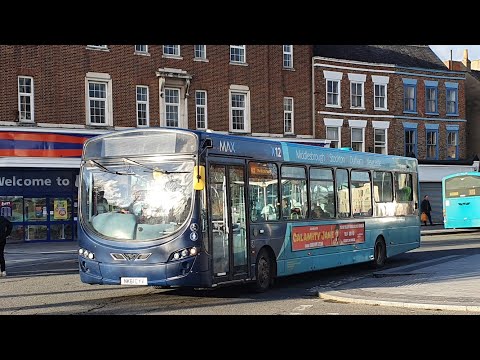BUS LANE THRASH: Route X12 | NK61CYV/1482 - Arriva North East: VDL SB200/Wright Pulsar 2
