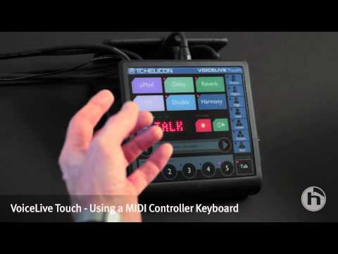 VoiceLive Touch | Using a MIDI Controller Keyboard