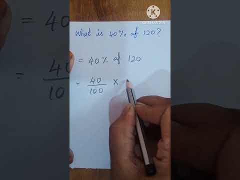 Find the value of the given percentage - Maths / Percentage / 🖋🖋🖋