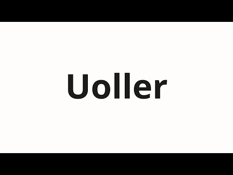 How to pronounce Uoller | Уоллер (Waller in Russian)