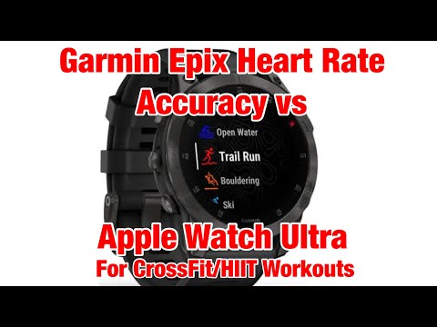 Garmin Epix vs Apple Watch Ultra Heart Rate Accuracy Review for CrossFit/HIIT - Garmin Epix Results
