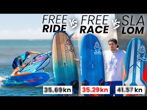 I tested Freeride vs. Freerace vs. Slalom Boards. Here's what I found...