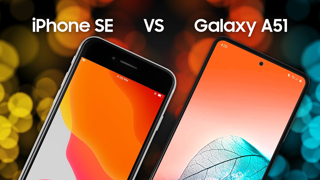 Samsung Galaxy A51 vs iPhone SE 2020 | Comparison!