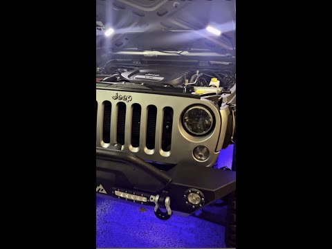 Upgrade your Jeep’s functionality with the Raxiom Axial LED Underhood Lighting Kit! 💡
