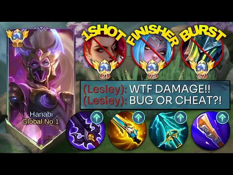 NEW META!! HANABI WITH FIGHTER EMBLEM IS BROKEN! INSANE DAMAGE BUILD TO DESTROY RANKED GAMES 🔥.