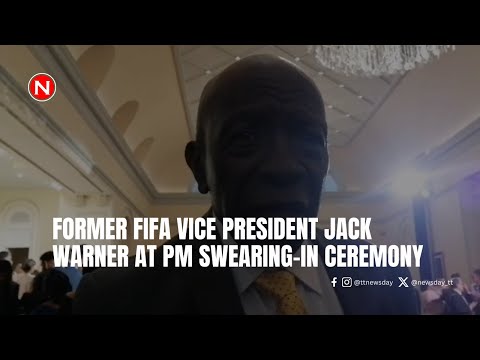 Former FIFA vice president Jack Warner at PM swearing in ceremony