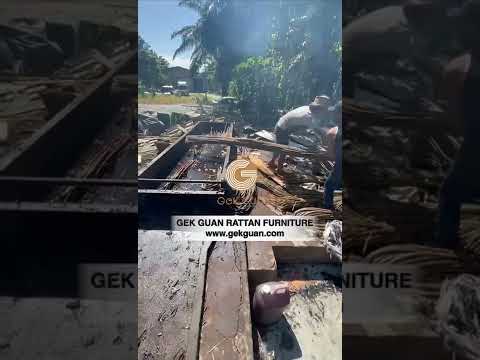 Processing Rattan Raw Material - Gek Guan Rattan Furniture 