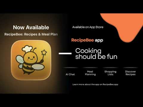 RecipeBee video preview