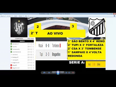 CAMPEONATO BRASILEIRO SERIE C 2017 TUPI-MG 2 X 3 BRAGANTINO-SP - AO VIVO
