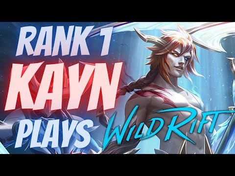 RANK 1 KAYN PLAYS SHADOW ASSASSIN ! Wild Rift