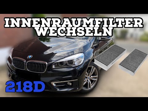 Replacing the microfilter/cabin air filter on a BMW F45/F46 216d 218d 220d 218i 220i