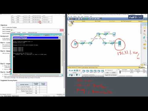 Cisco Packet Tracer CCNA Lab 2.3.2.3 Essentials walk-through - troubleshoot static routes