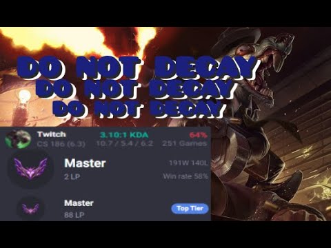 Climbing to Grandmaster as Twitch ADC OTP | Masters Ranked Commentary Ep. 5