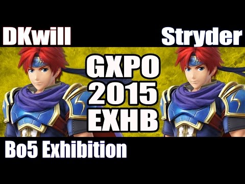 GXPO15 Exhibition: SSB Wii U - Bo5 - DKwill vs Stryder
