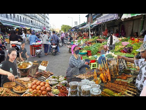 A Wonderful Collection Of Cambodia Market Food/Street Food In The City & Countryside