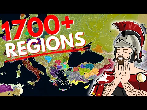 BEHOLD! THE LARGEST TOTAL WAR MAP EVER! - 1700+ Regions - RTR Imperium Surrectum v0.6 Map Showcase!