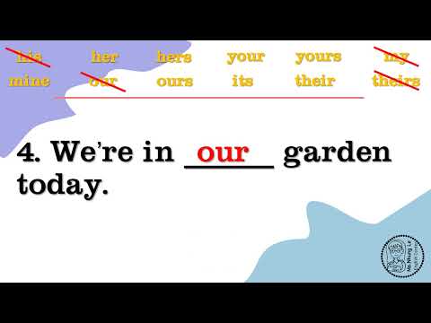 Round Up 2 - Video 13 - Possessives - Complete the sentences with words in the list